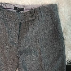 Ted Baker London Wool Gray Trousers